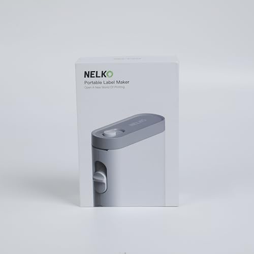 Nelko P21 Bluetooth Label Maker With Tape Wireless Printer