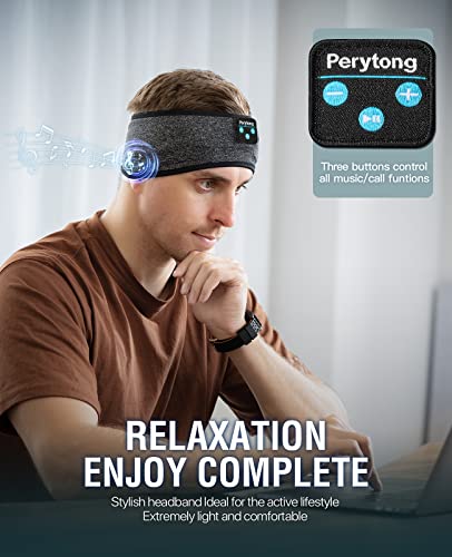 Perytong Sleep Headphones Wireless Bluetooth Headband