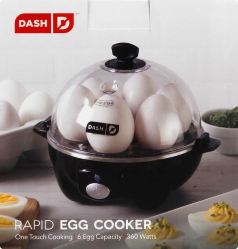 Dash Rapid Egg Cooker 6 Egg Capacity Auto Shut Off Aqua