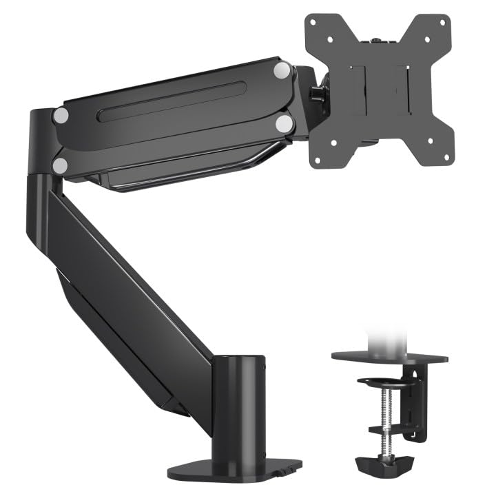 Suptek Gas Spring Monitor Arm Desk Mount Fits 17 to 32 Inch