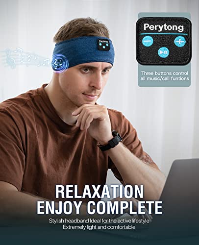Perytong Sleep Headphones Wireless Bluetooth Headband