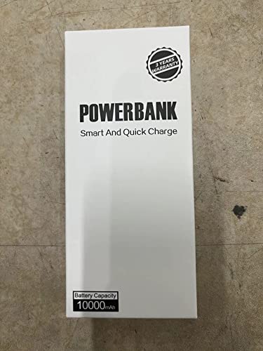 Power Bank 10000mAh Portable Charger Slim Battery Pack USB C