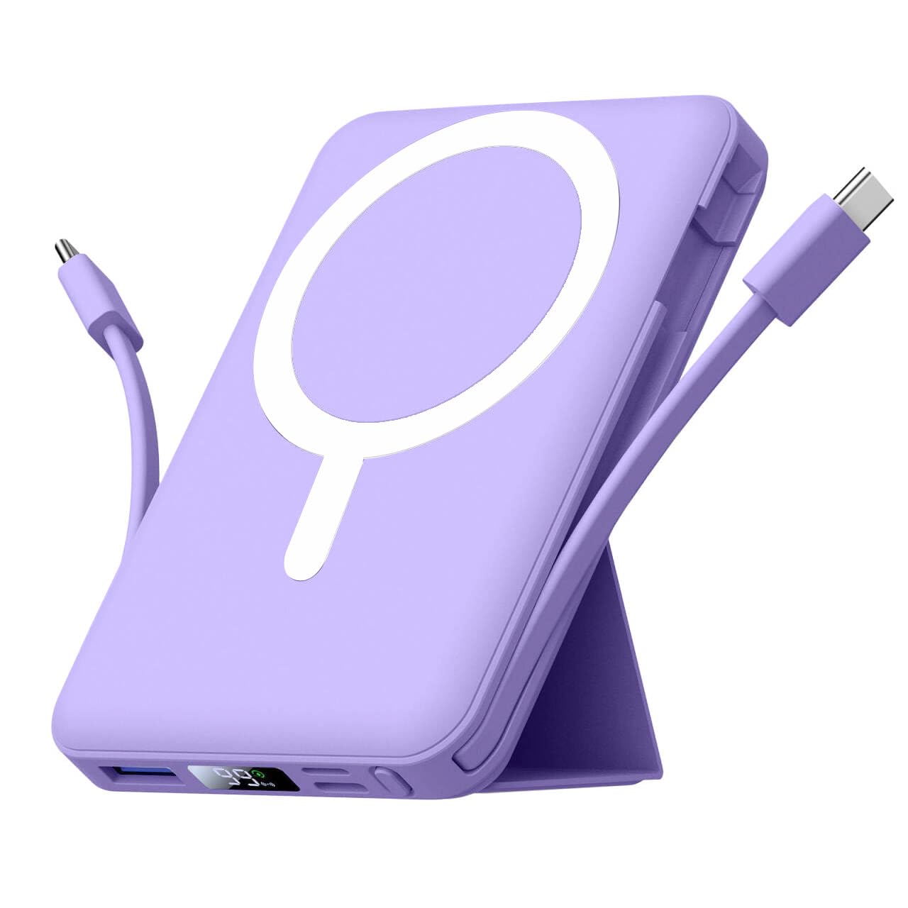 Azmuth 10000mAh Magnetic MagSafe Power Bank With LED Display