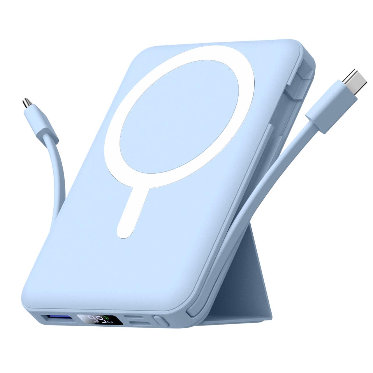 Azmuth 10000mAh Magnetic MagSafe Power Bank With LED Display