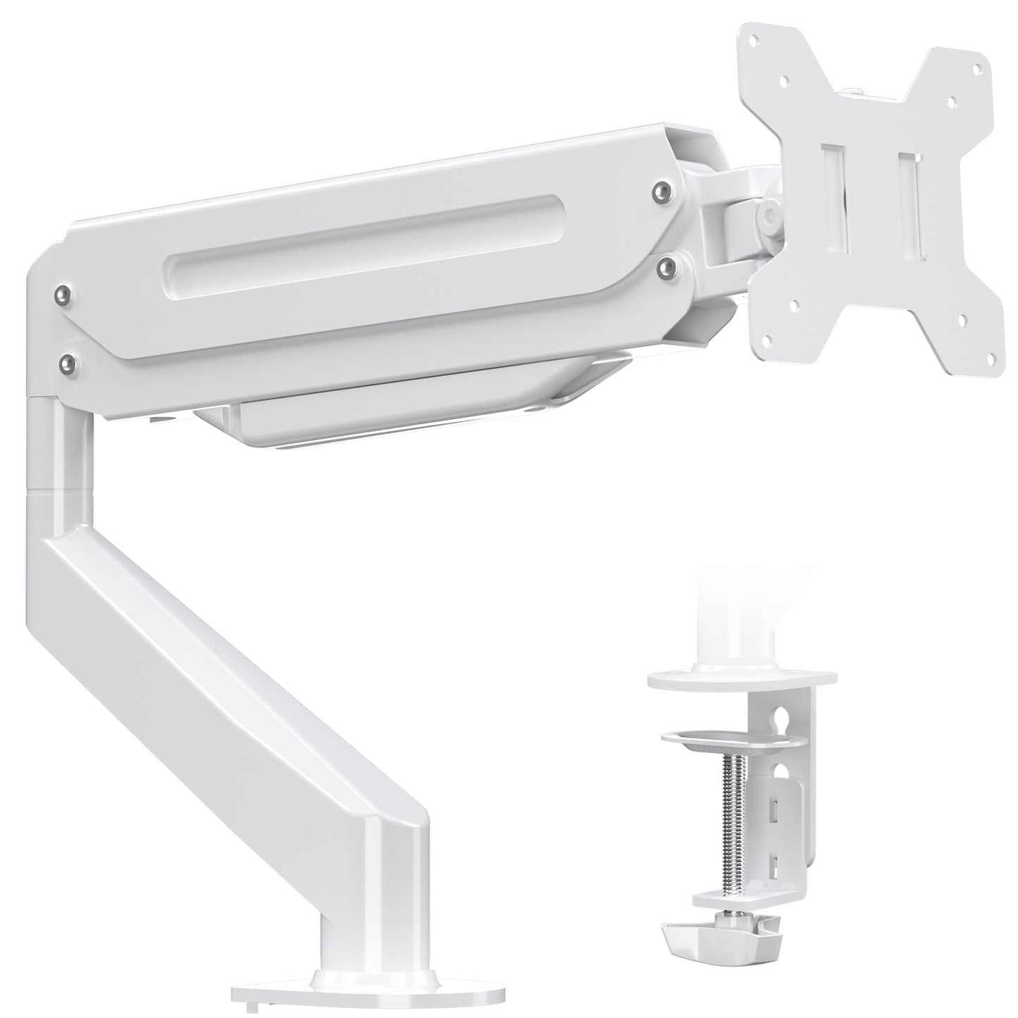 Suptek Gas Spring Monitor Arm Desk Mount Fits 17 to 32 Inch