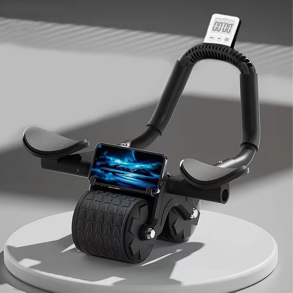 2025 Ab Roller Wheel With Knee Mat And Timer For Ab Workouts