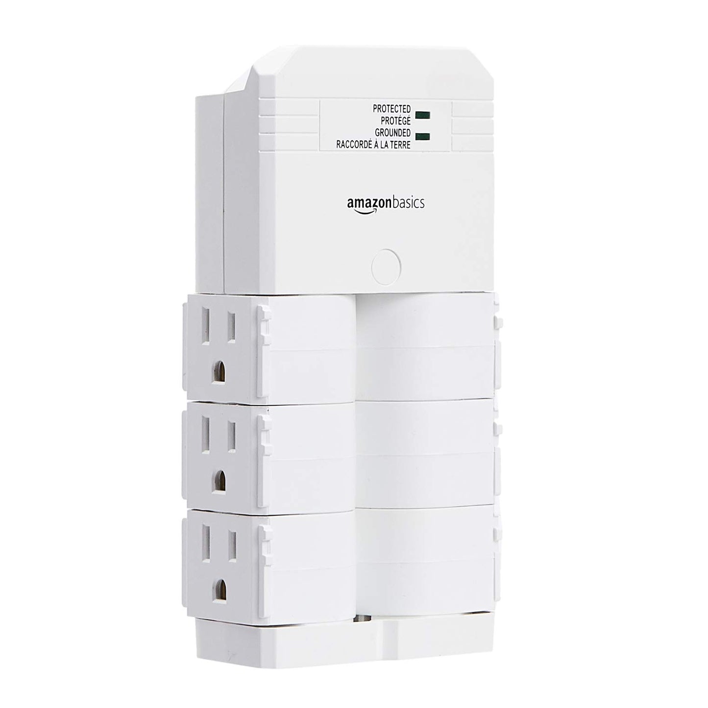 Surge Protector Wall Mount With Rotating Six Outlets