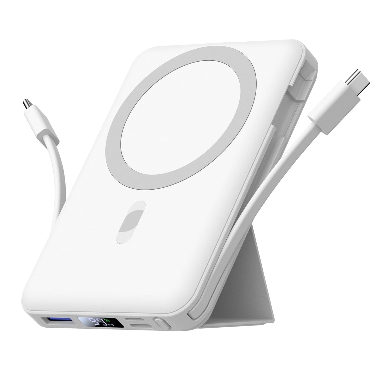 Azmuth 10000mAh Magnetic MagSafe Power Bank With LED Display
