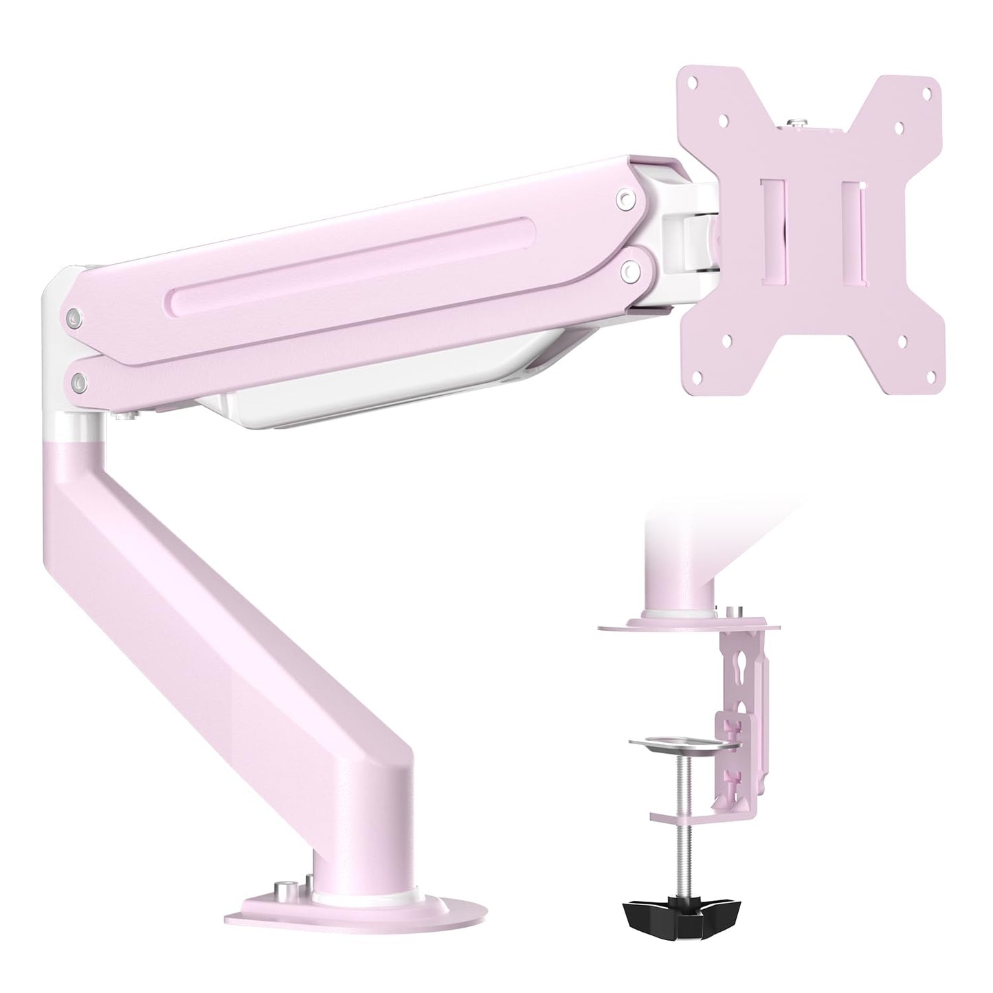 Suptek Gas Spring Monitor Arm Desk Mount Fits 17 to 32 Inch
