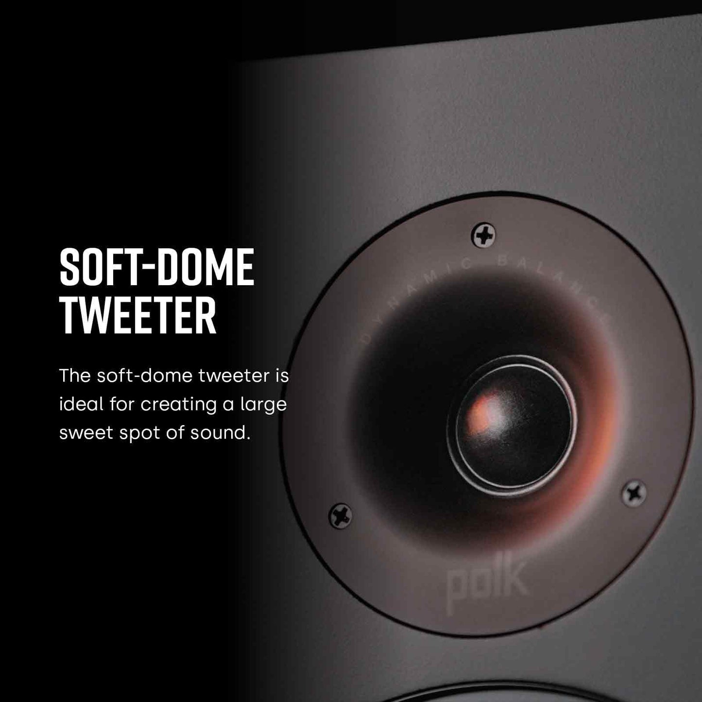 Polk Audio T15 Bookshelf Speakers with Deep Bass Sound