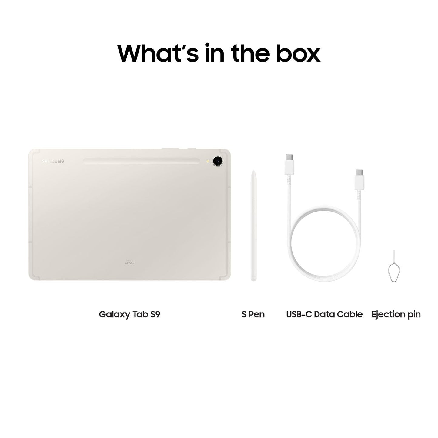 Samsung Galaxy Tab S9 AI Tablet With S Pen Included