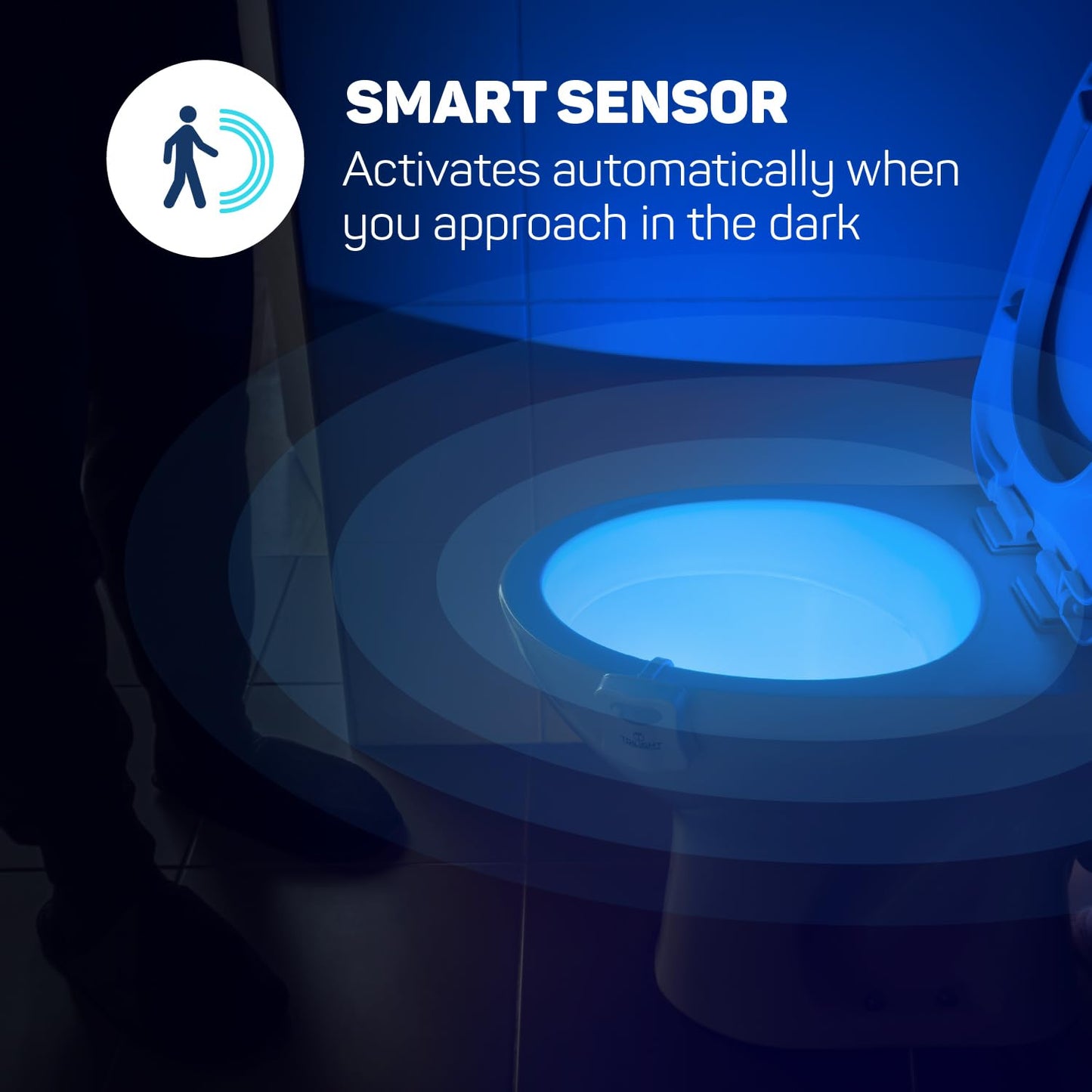 ToiLight Toilet Night Light Motion Sensor Gadget Gift