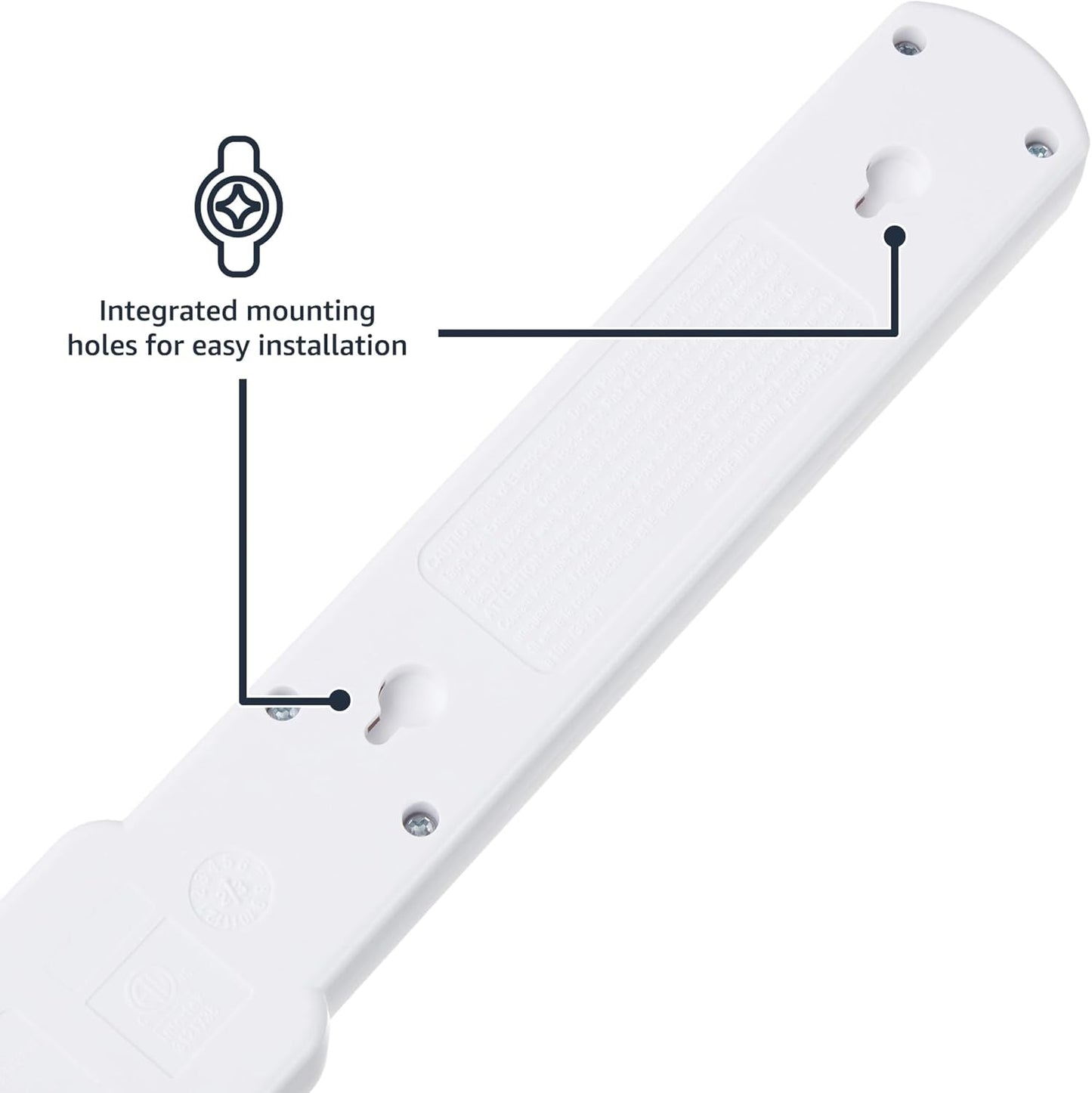 Amazon Basics Two Pack Surge Protector Power Strip 200J