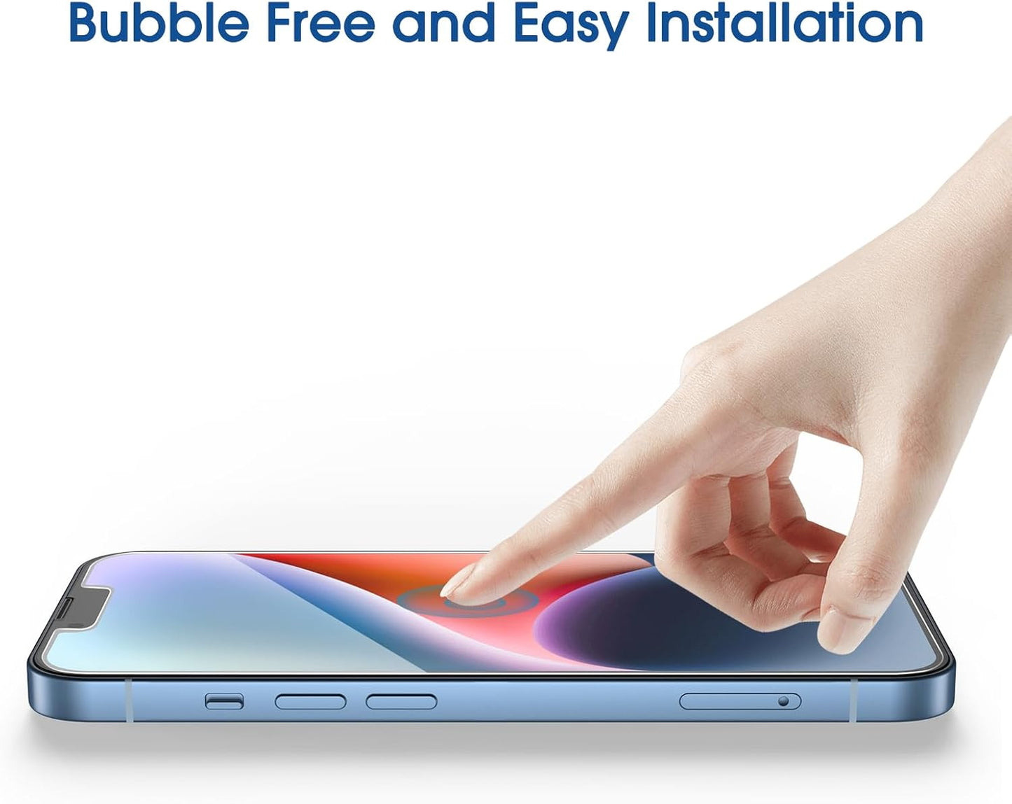 AmFilm Essential 9H Plus Tempered Glass Screen Protector For iPhone 14 13 Pro