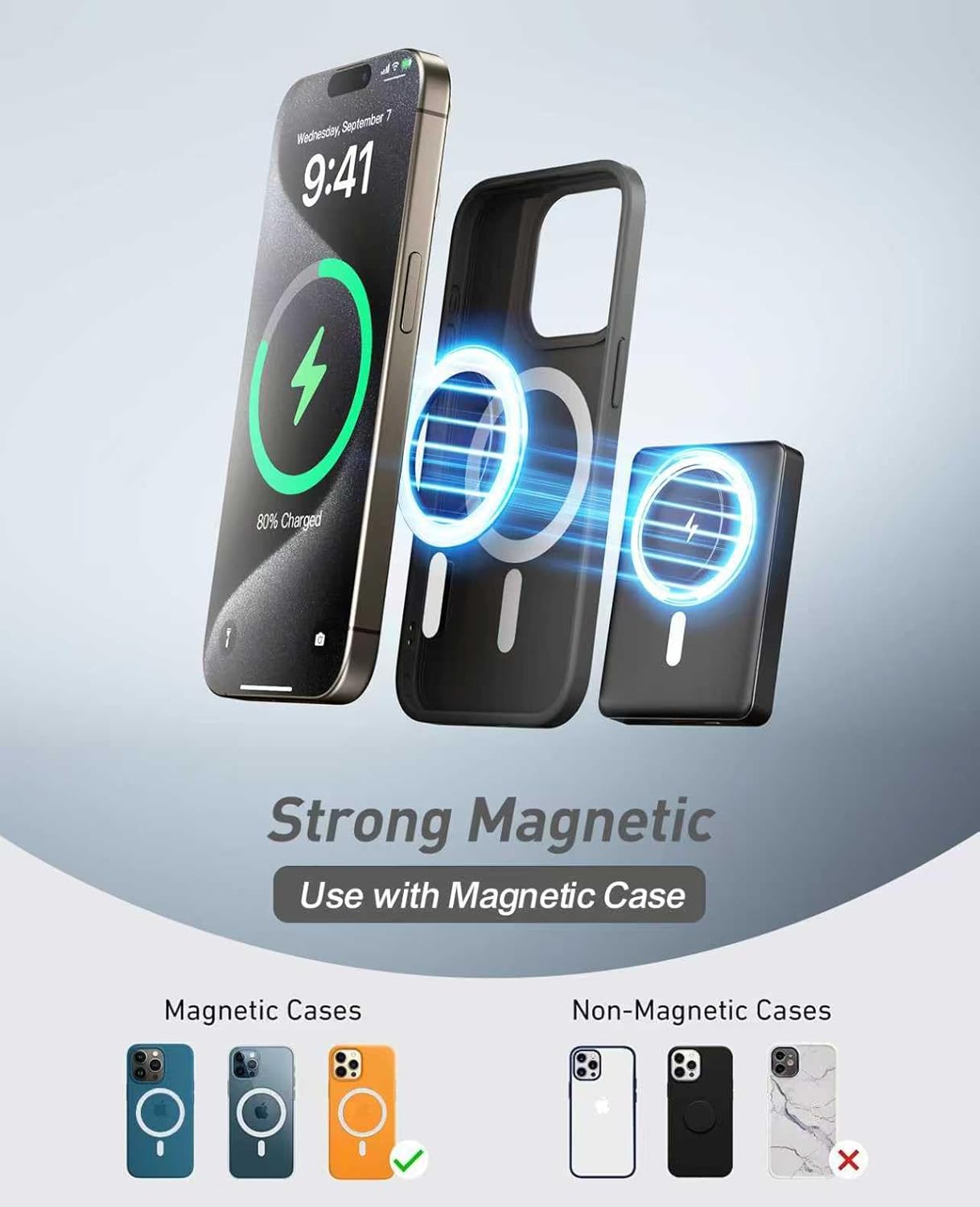 BBD MagSafe Portable Charger 10000mAh PD20W Power Bank