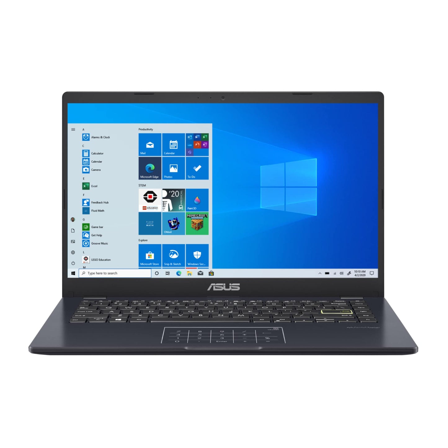ASUS E410 Laptop Intel Celeron N4020 4GB 64GB 14 Inch HD