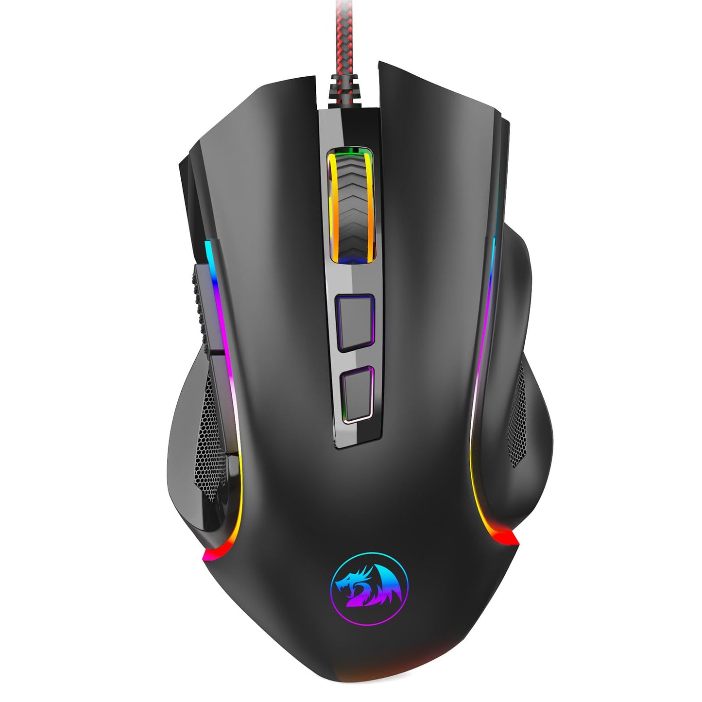 Redragon M602 Ergonomic RGB Gaming Mouse with Adjustable DPI