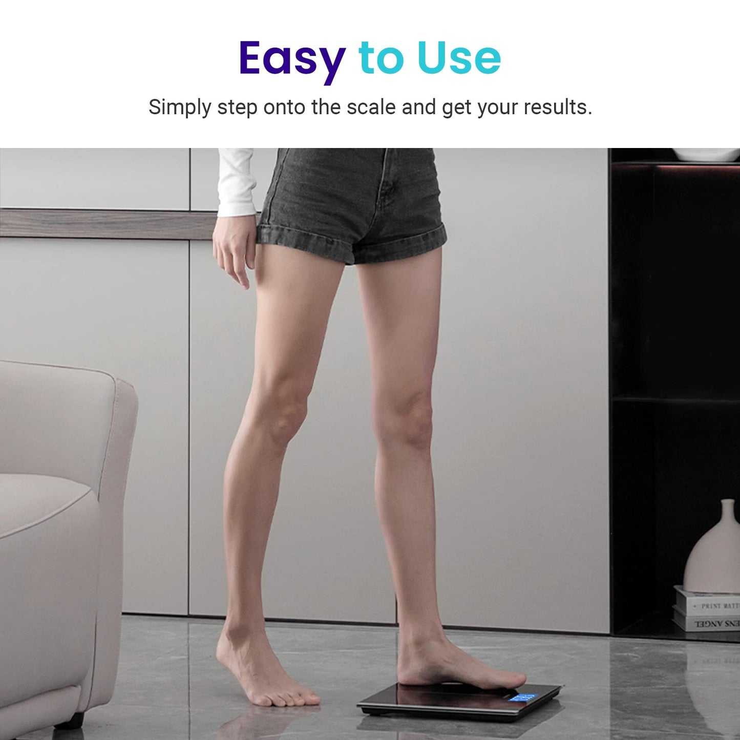 Smart Body Weight Scale with Accurate BMI Tracking