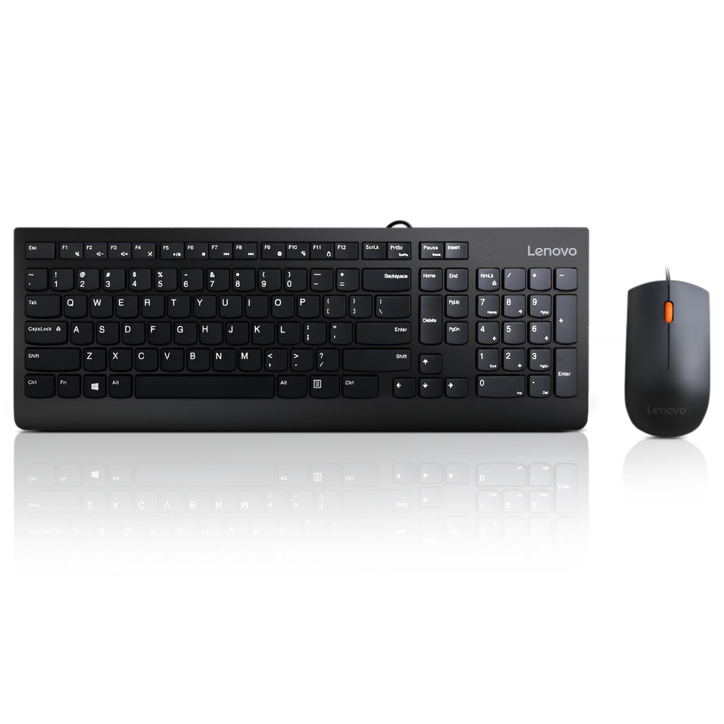 Lenovo 300 USB Keyboard Ergonomic Design for Comfortable Typing