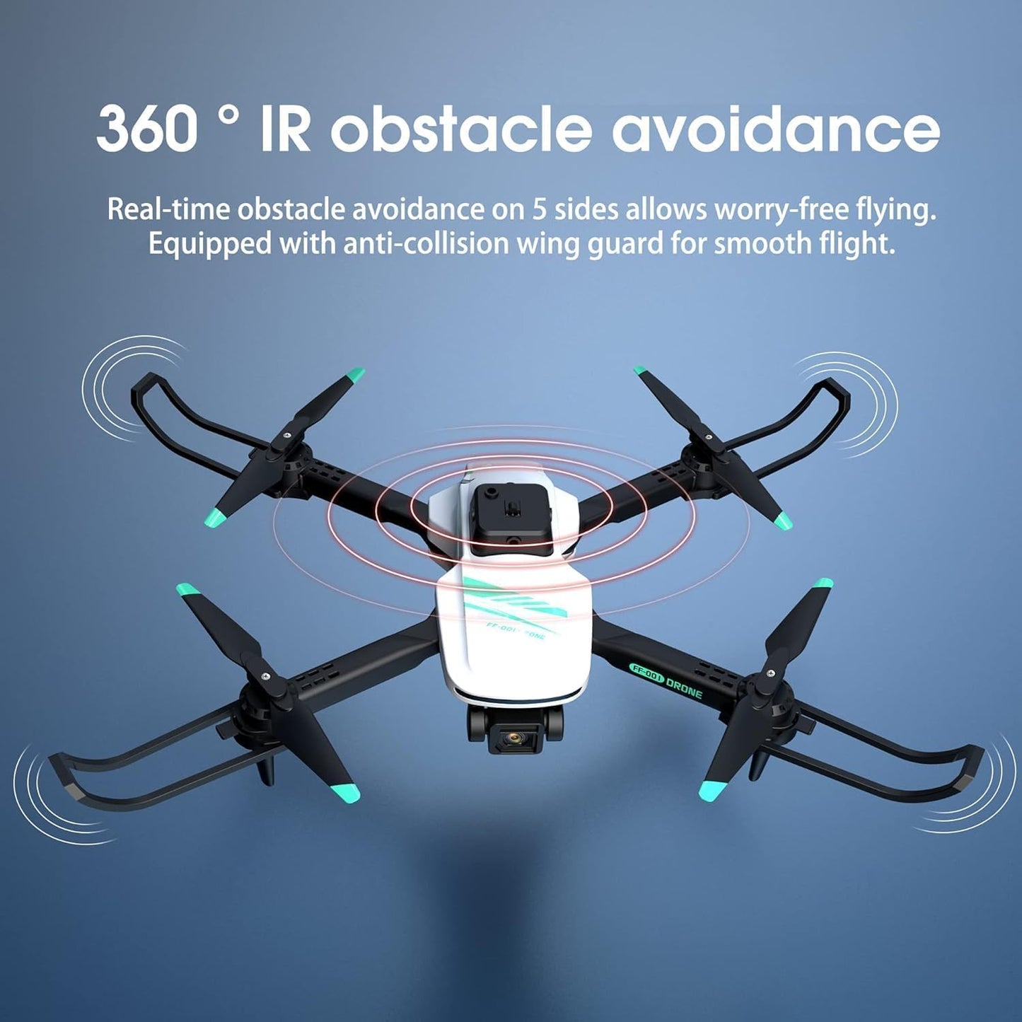 4K Foldable Drone with Camera and 40 Minutes Flight Time