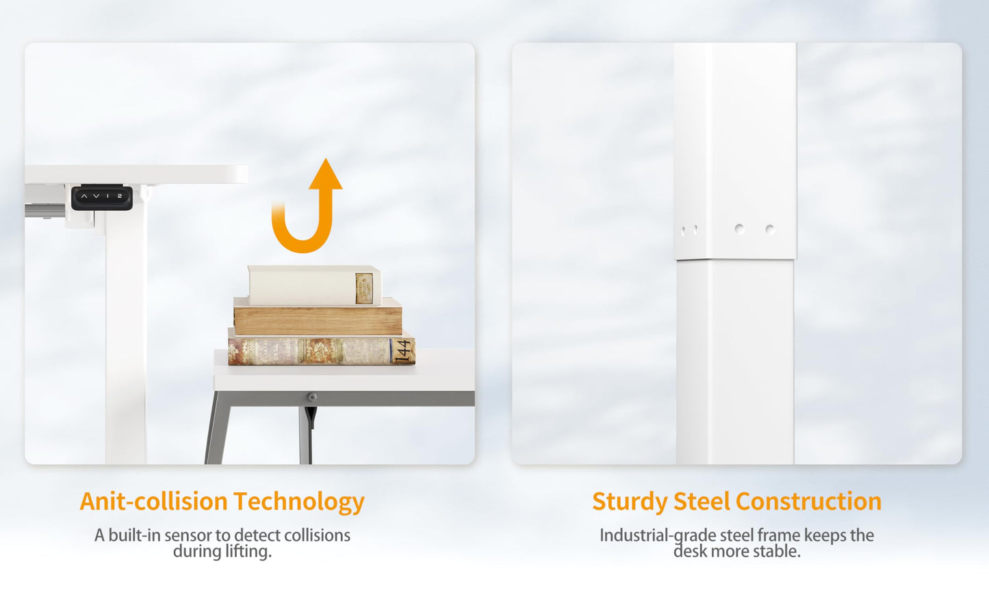 CubiCubi Adjustable Electric Standing Desk for Comfort