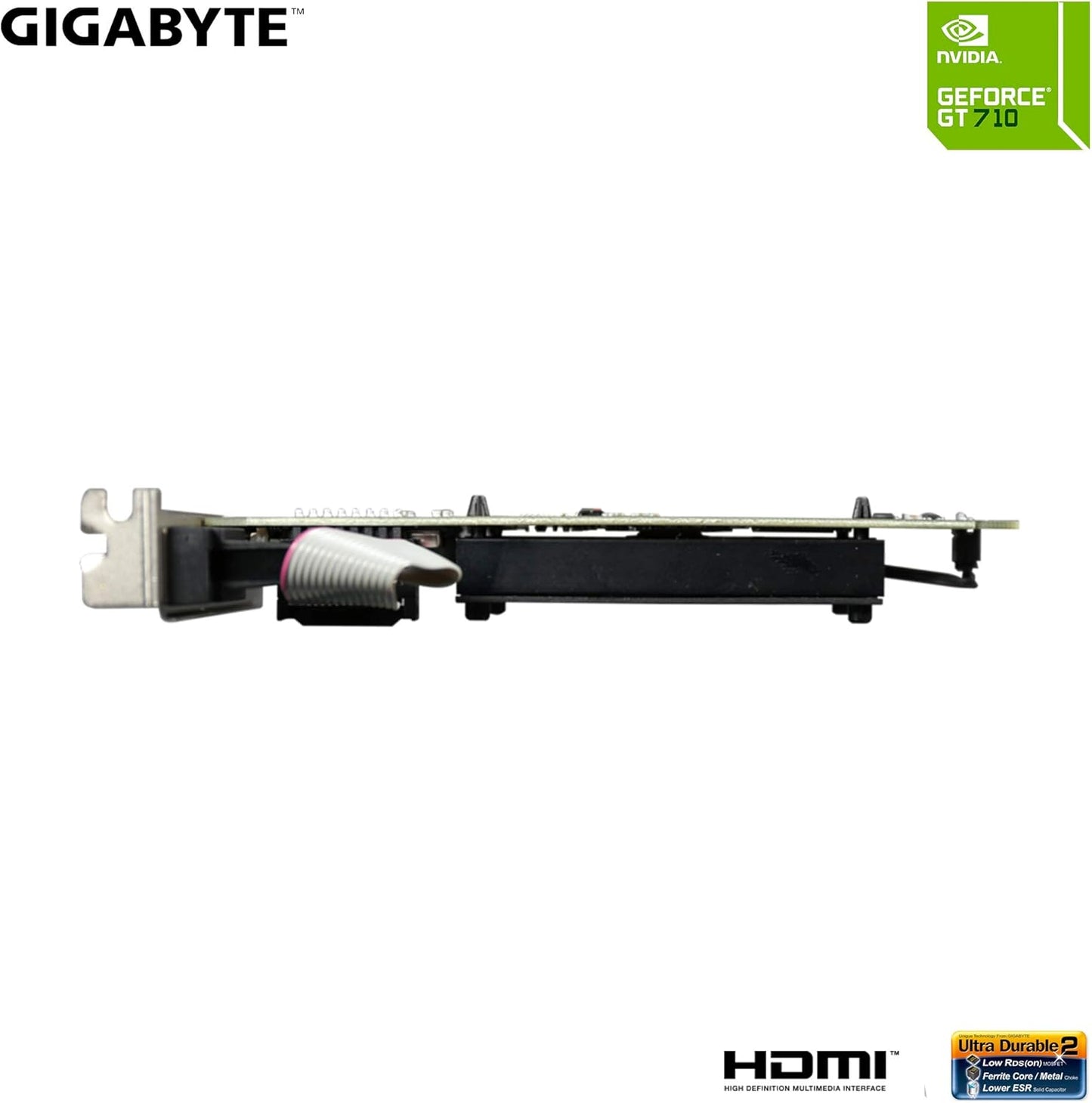 GIGABYTE GeForce GT 710 Low Profile Graphics Card