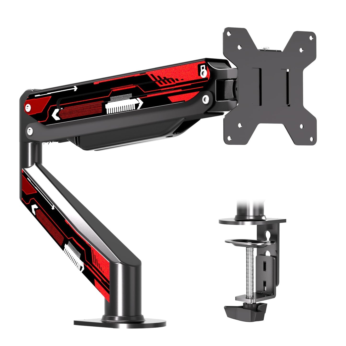 Suptek Gas Spring Monitor Arm Desk Mount Fits 17 to 32 Inch