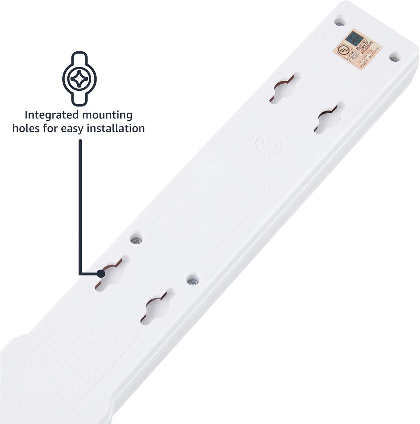 Amazon Basics Surge Protector Power Strip With LED Indicator