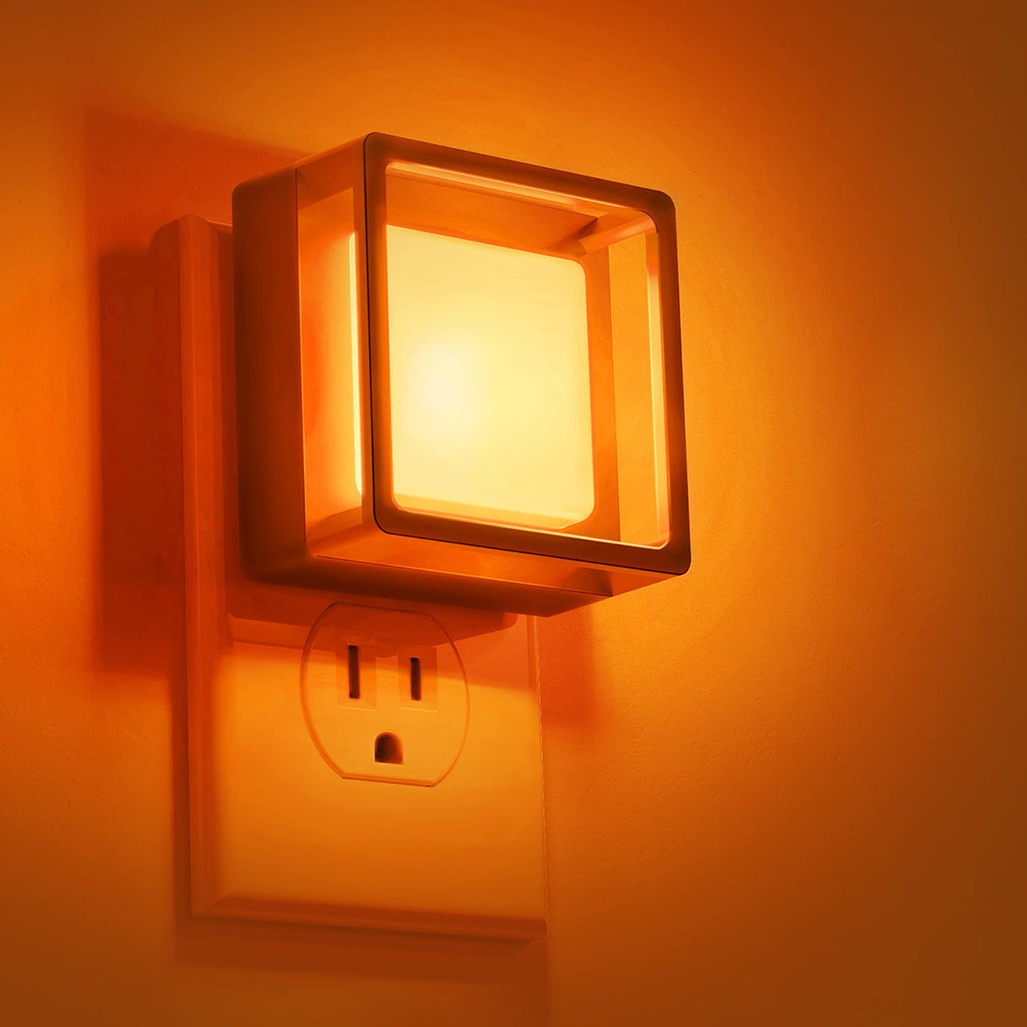 DORESshop LED Night Light 2 Pack Dusk to Dawn Dimmable