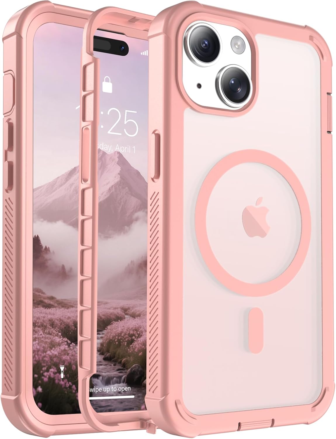 Rose 6.5 Inch iPhone Air MagSafe Case Heavy Duty Shield