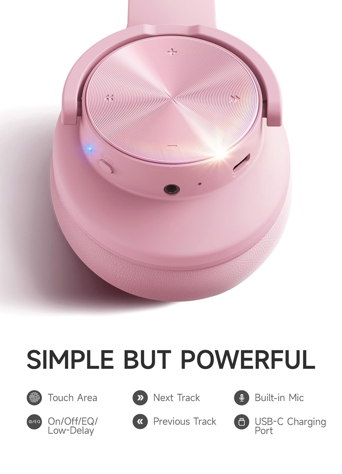 Picun B8 Bluetooth Headphones 120H Playtime With 3 EQ Modes