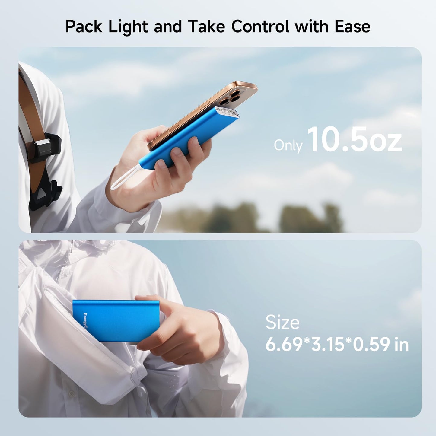 Pilot 4GS 12000mAh Dual 3A iPhone Fast Charging Power Bank