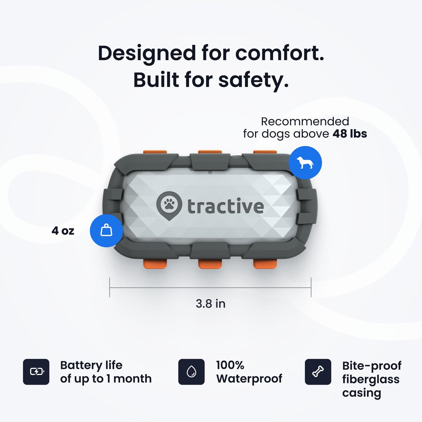 Tractive XL Smart Dog GPS Tracker with Health Monitoring