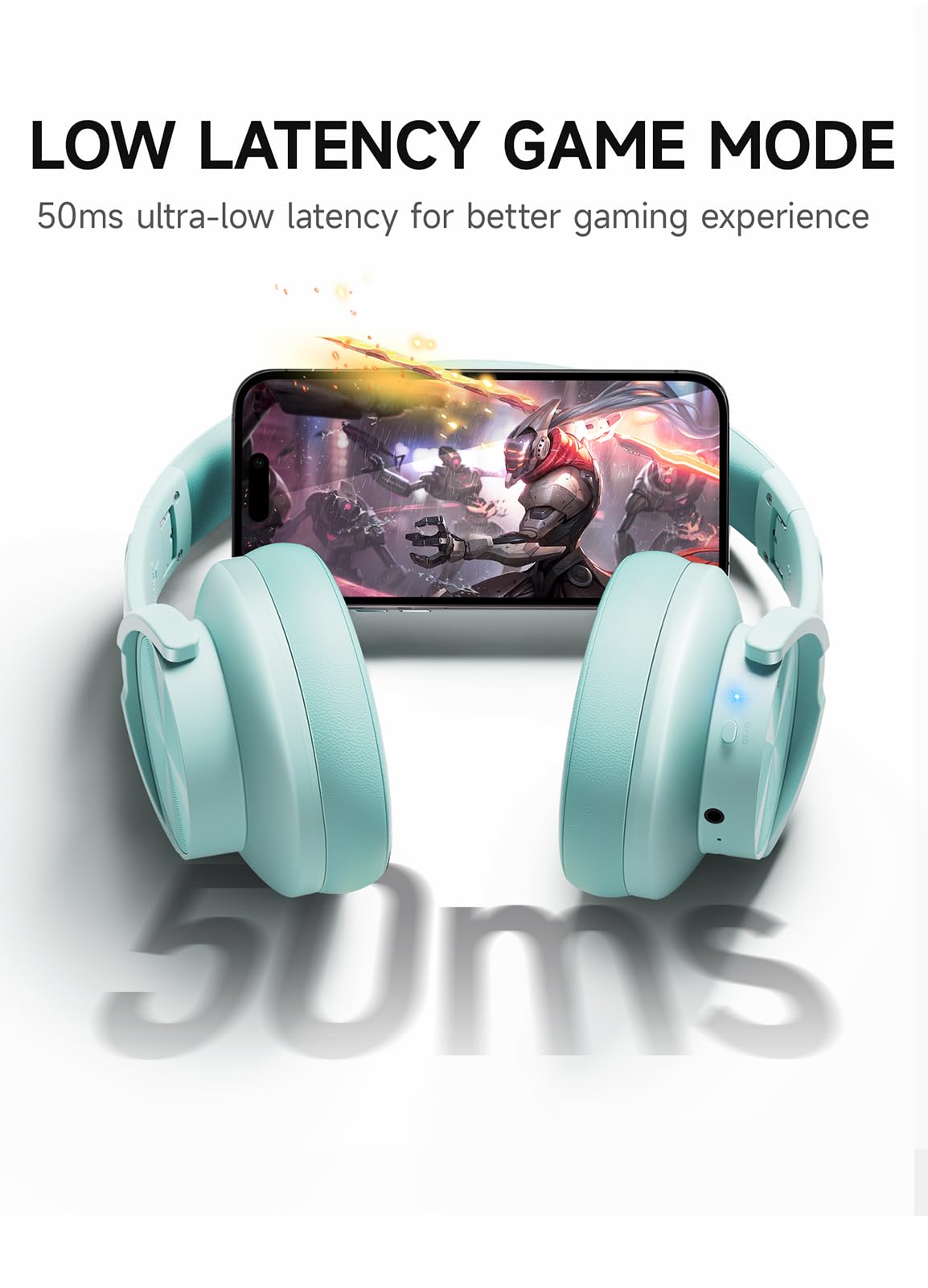 Picun B8 Bluetooth Headphones 120H Playtime With 3 EQ Modes