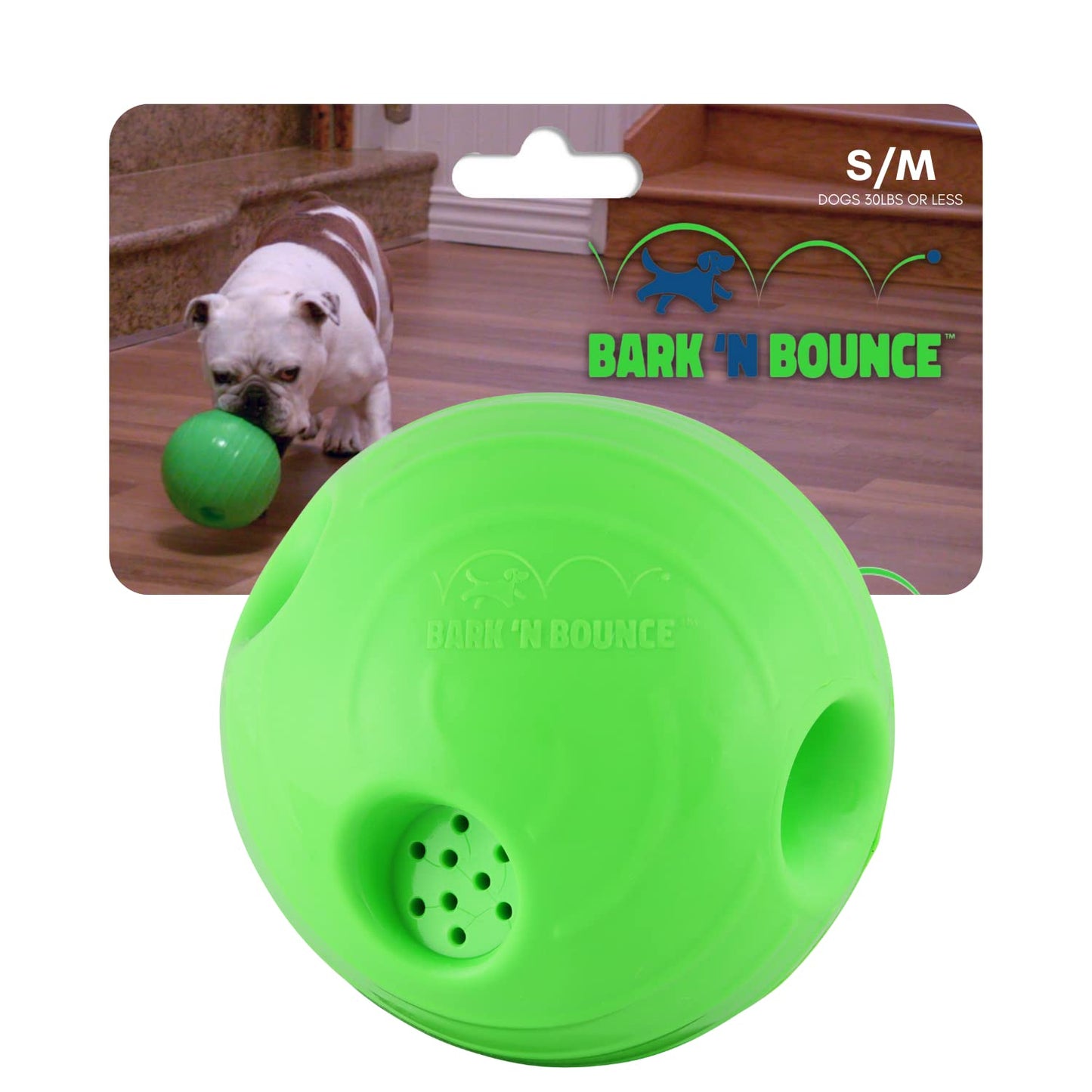 Mistic Cool Bark N Bounce Interactive Dog Toy Ball