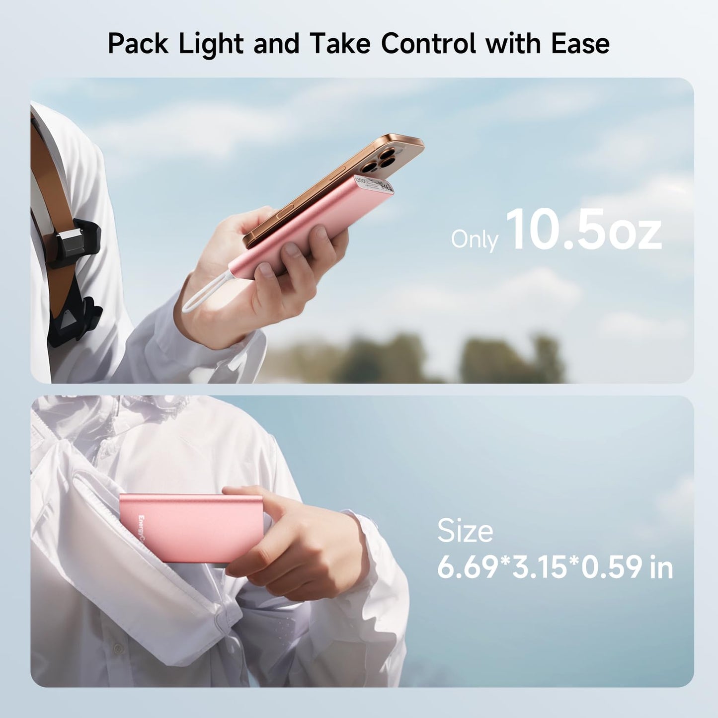 Pilot 4GS 12000mAh Dual 3A iPhone Fast Charging Power Bank