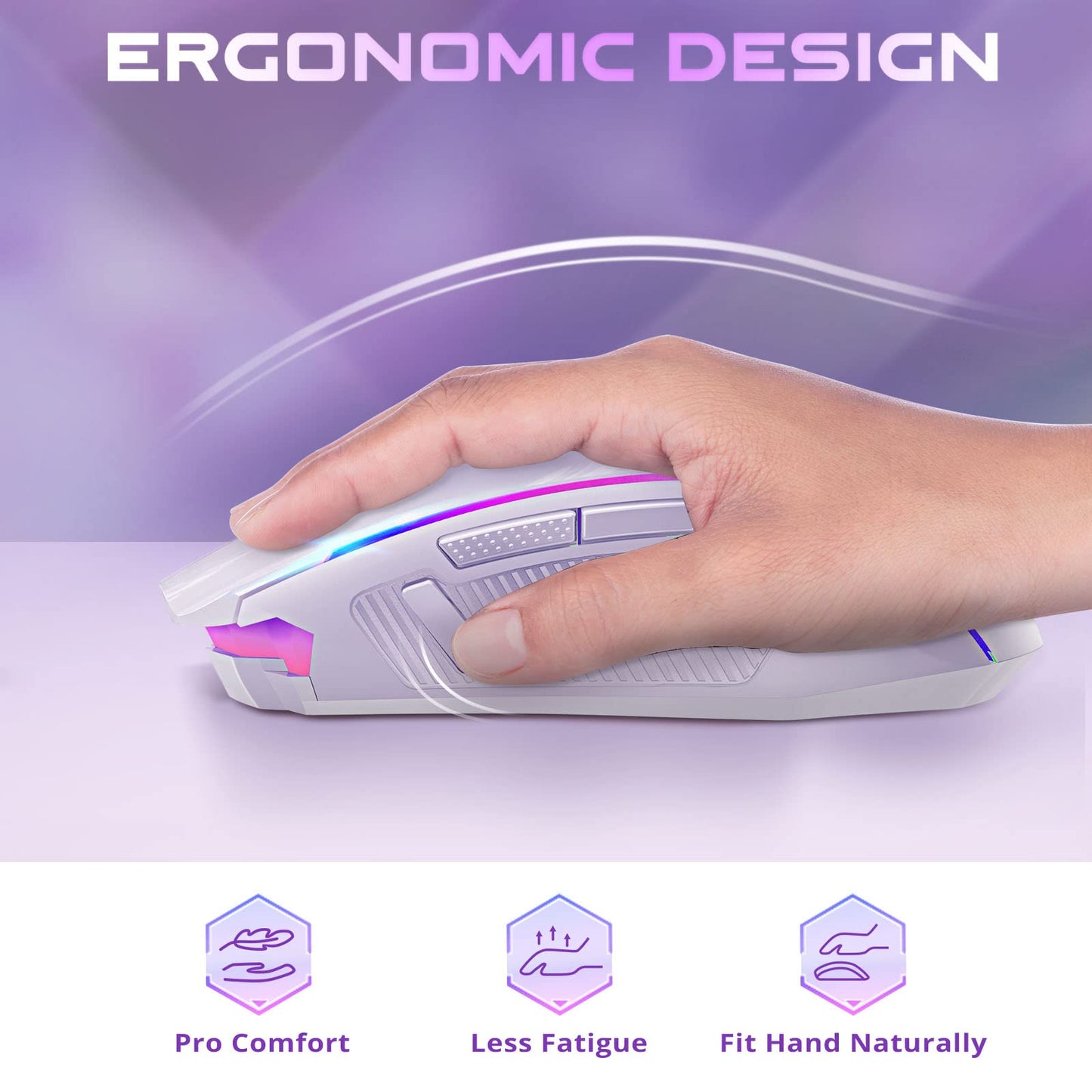 Redragon Wireless Gaming Mouse with 8000 DPI Performance