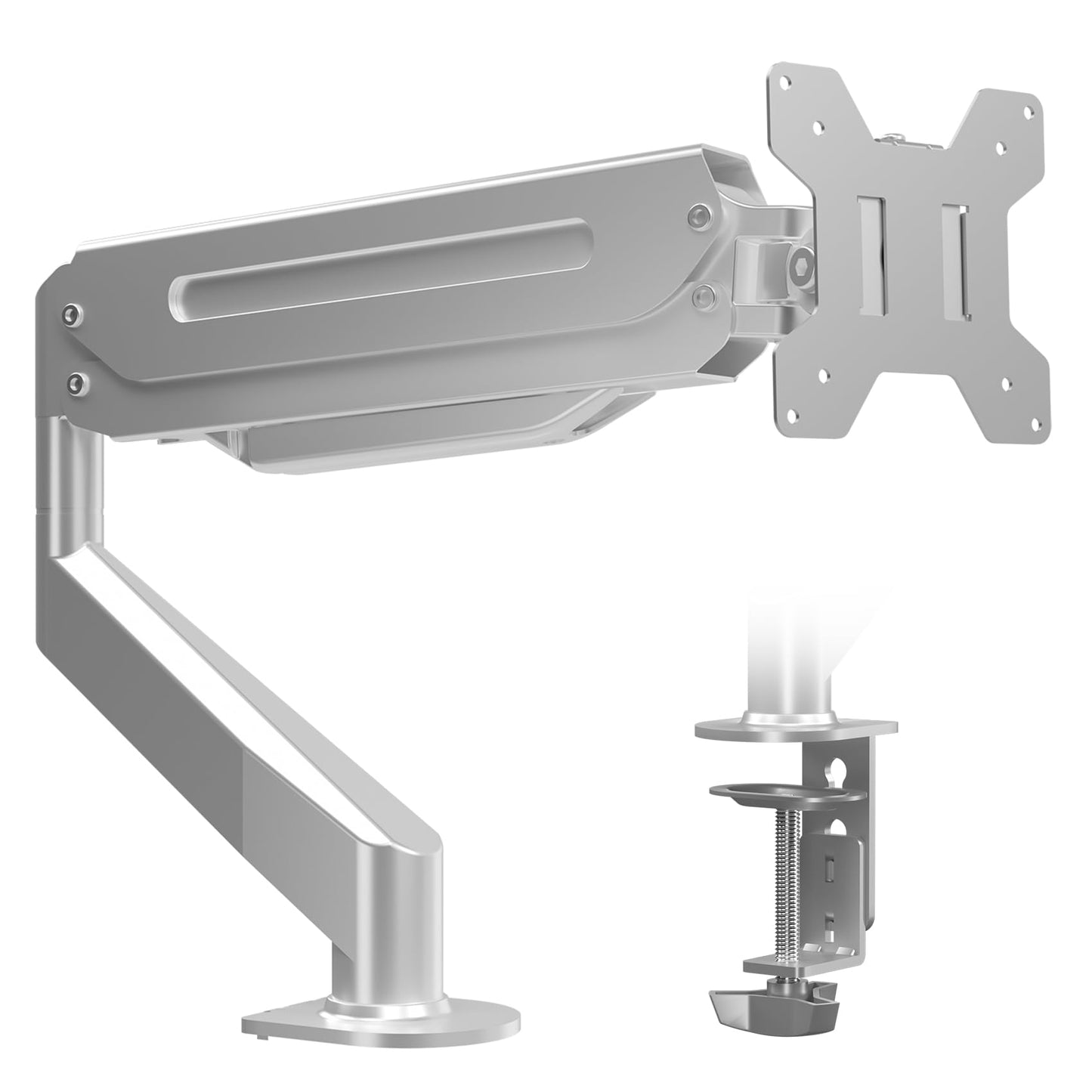 Suptek Gas Spring Monitor Arm Desk Mount Fits 17 to 32 Inch