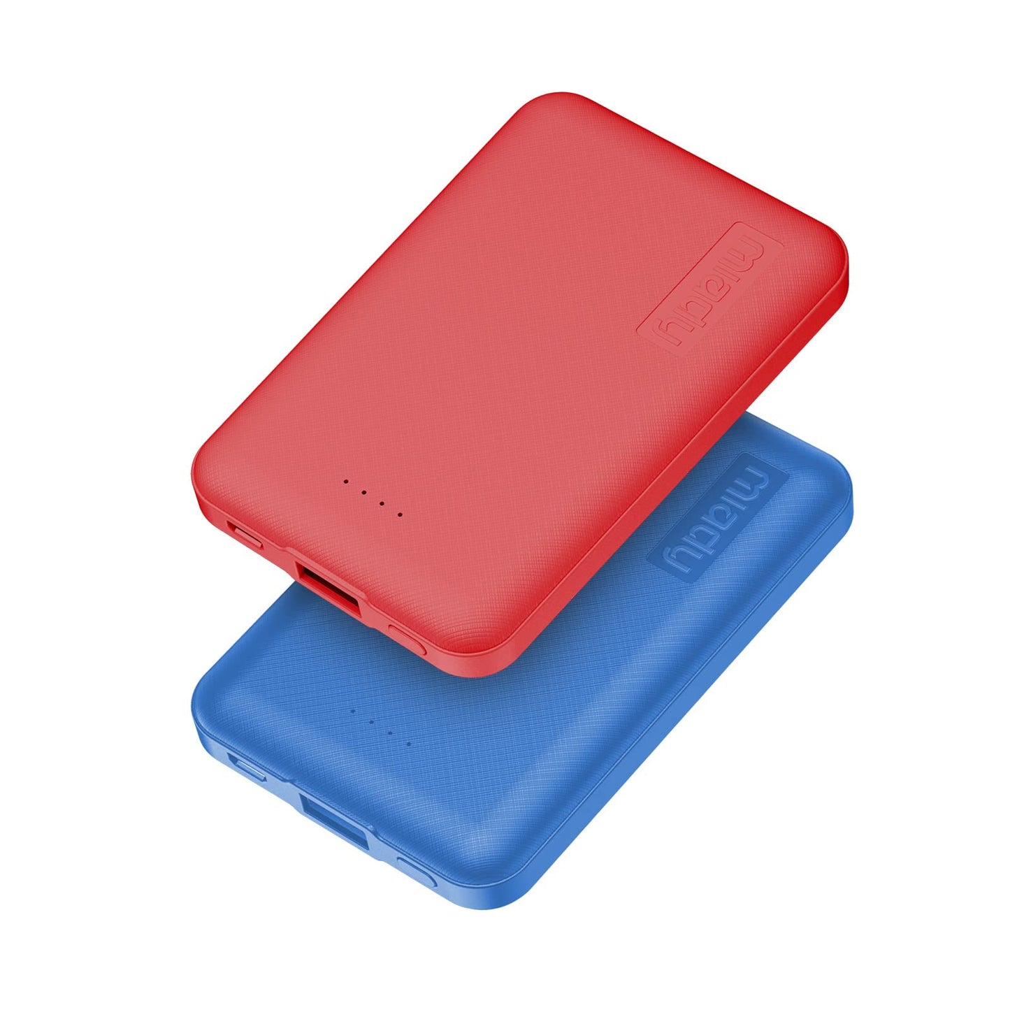 Miady 2 Pack 5000mAh Mini Portable Charger 5V USB C Output