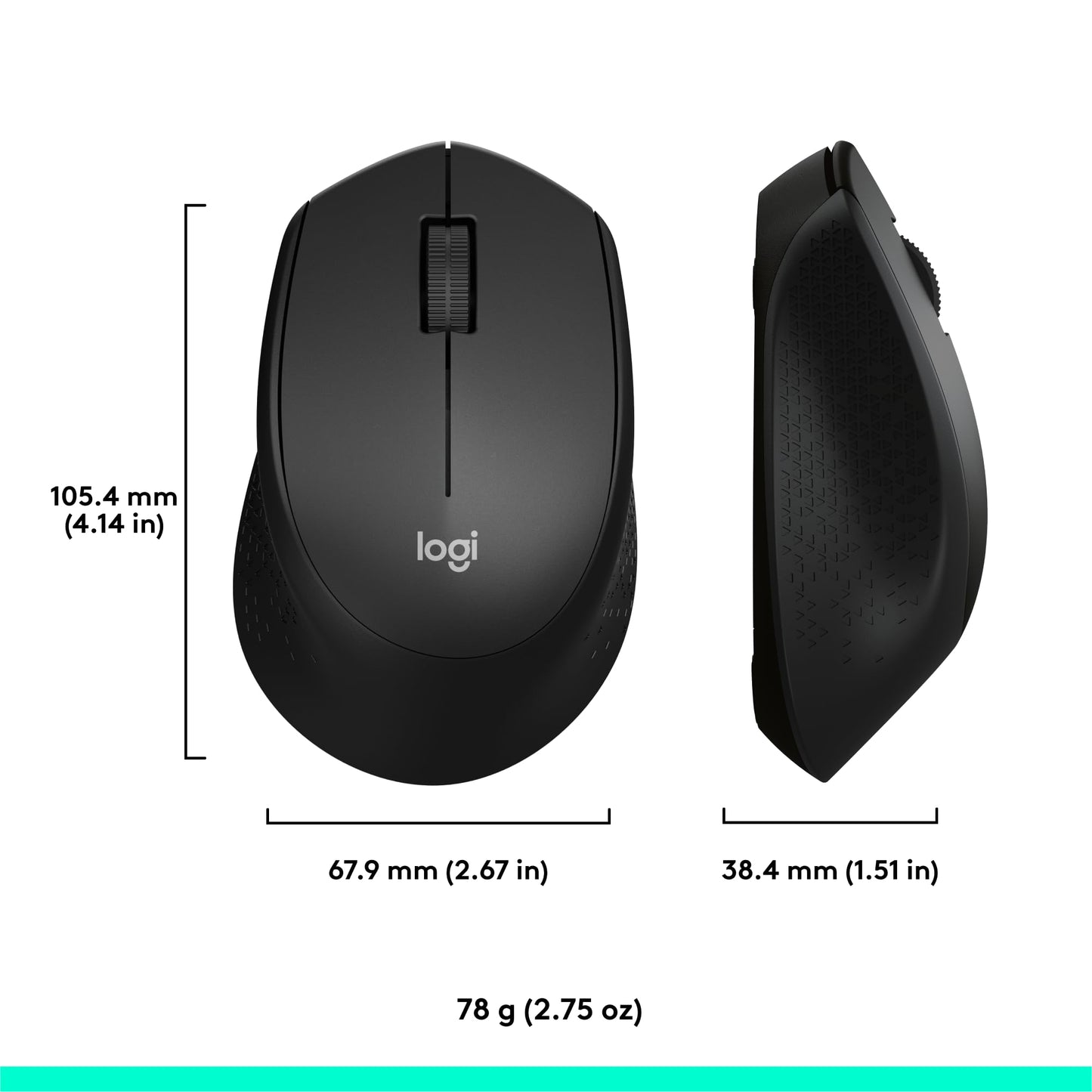 Logitech M330 Silent Wireless Mouse With Long Battery Life
