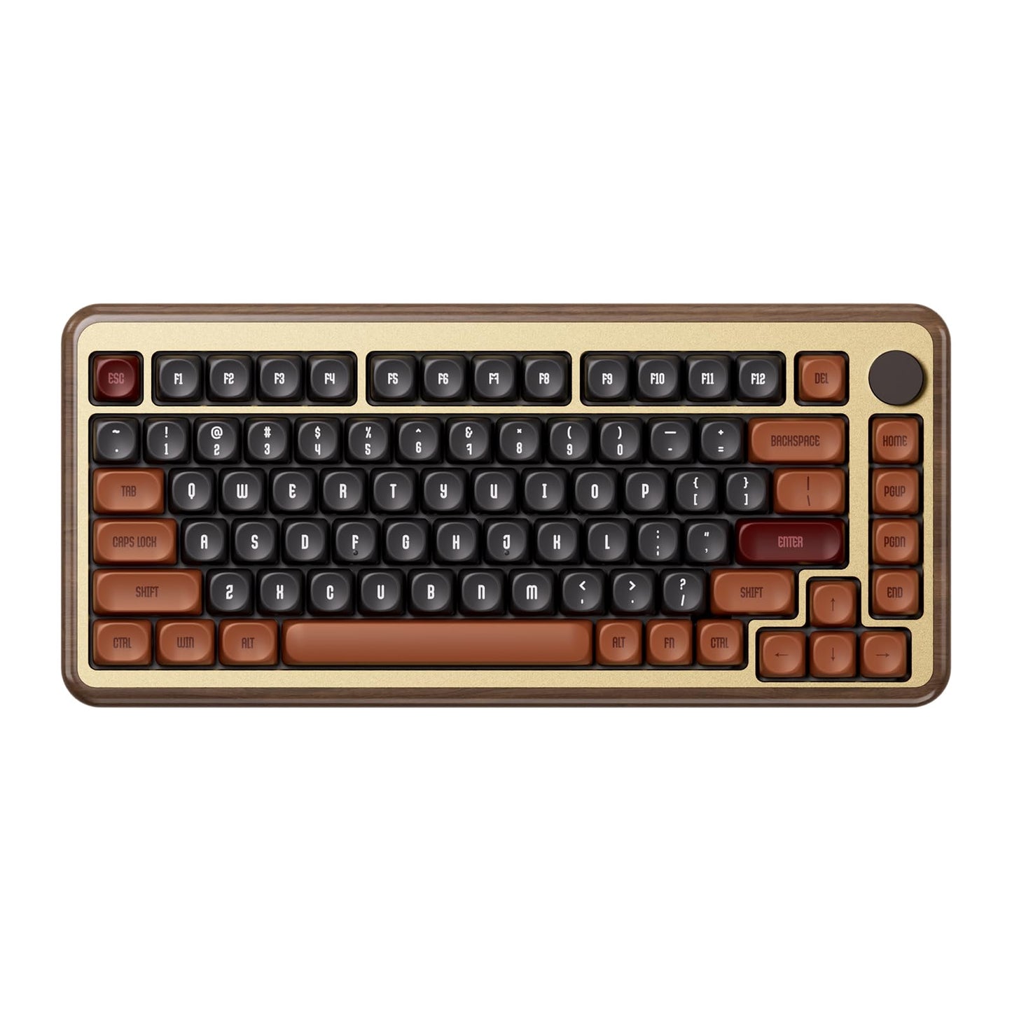 Akko MU02 Mechanical Keyboard with Walnut Case and RGB