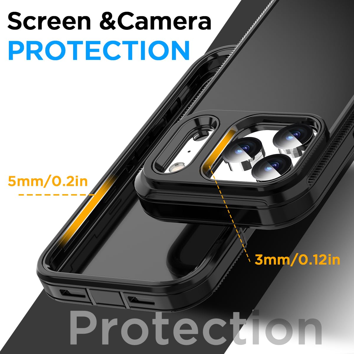 AICase Belt Clip Holster Case For IPhone 17 Pro Max 6 Inch
