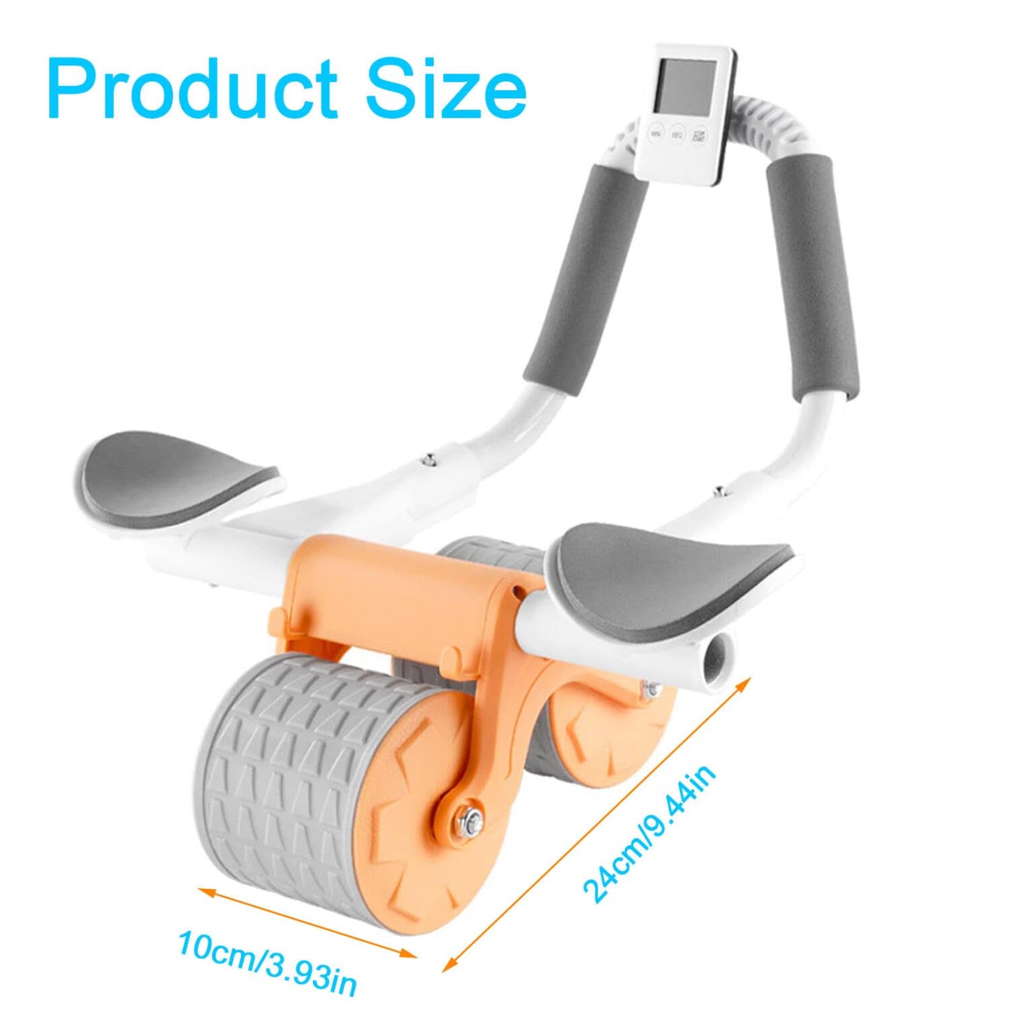 2025 Ab Roller Wheel With Knee Mat And Timer For Ab Workouts