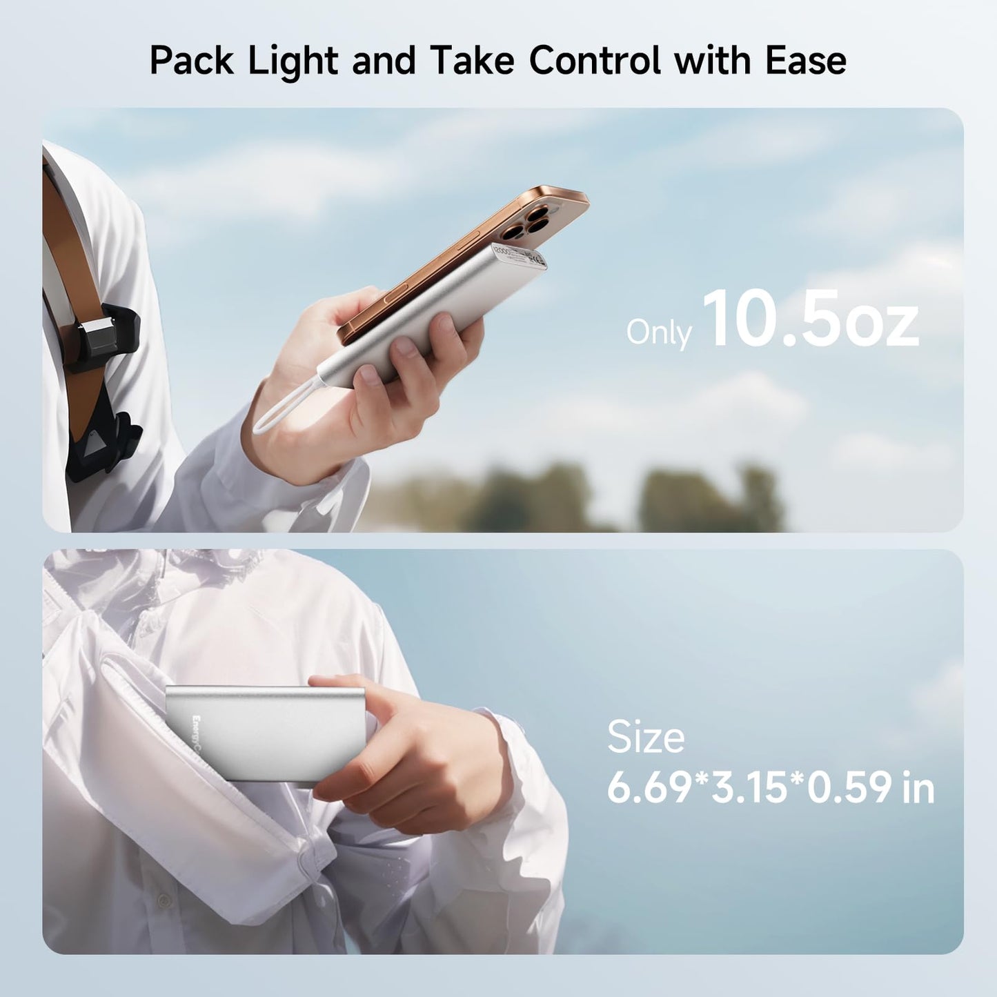 Pilot 4GS 12000mAh Dual 3A iPhone Fast Charging Power Bank