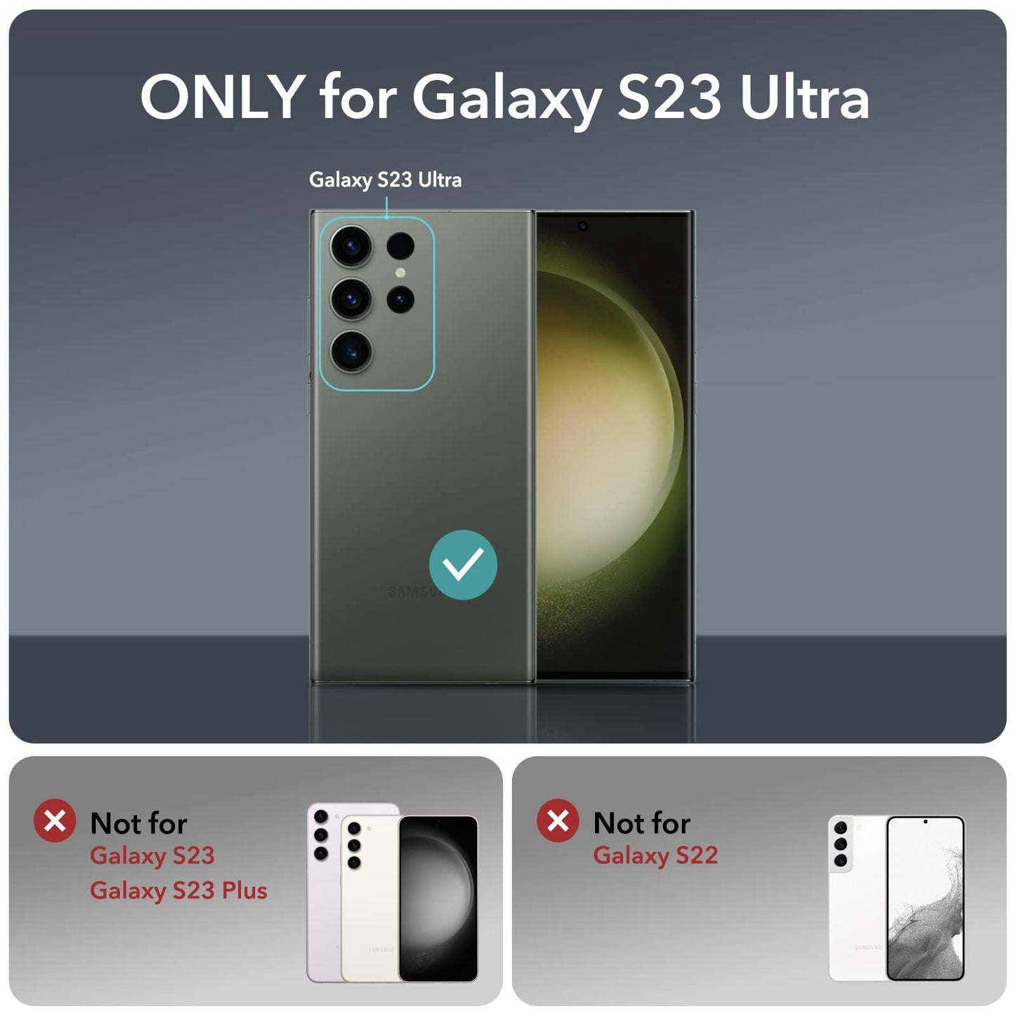 Samsung Galaxy S23 Ultra Case with Military-Grade Protection