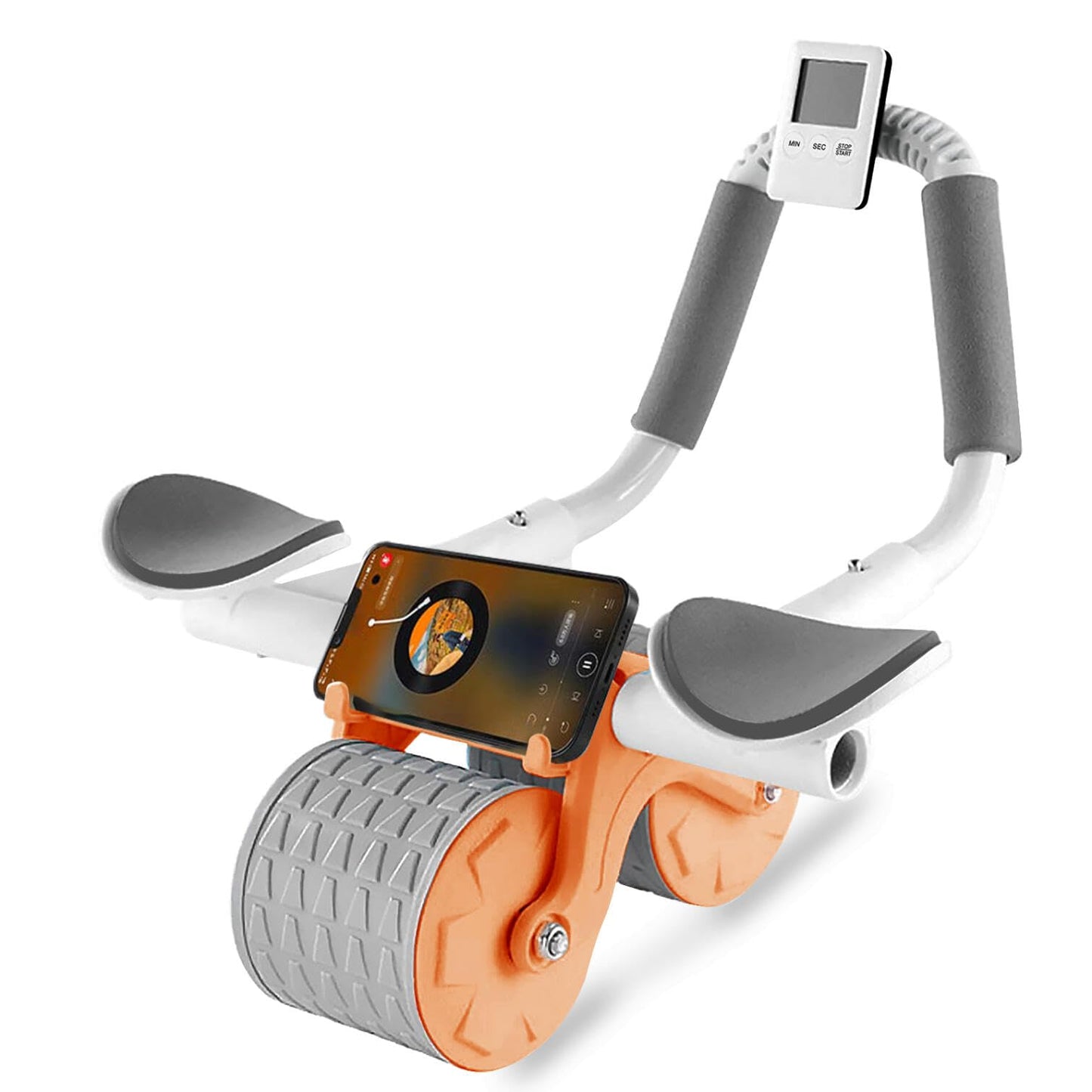 2025 Ab Roller Wheel With Knee Mat And Timer For Ab Workouts