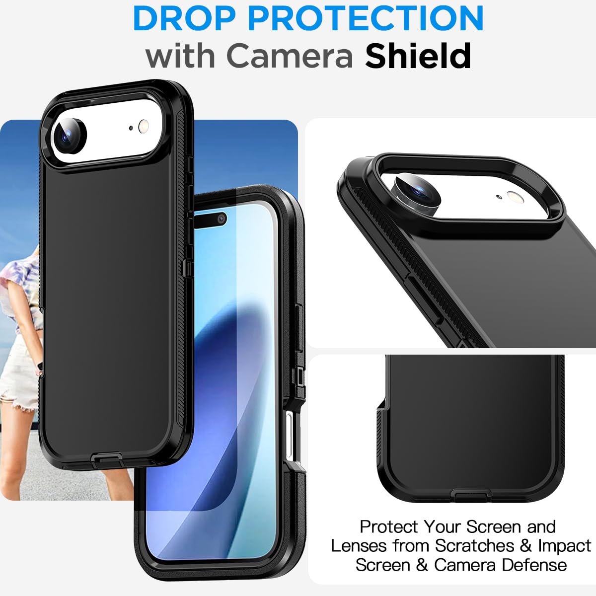 AICase Belt Clip Holster Case For IPhone 17 Pro Max 6 Inch