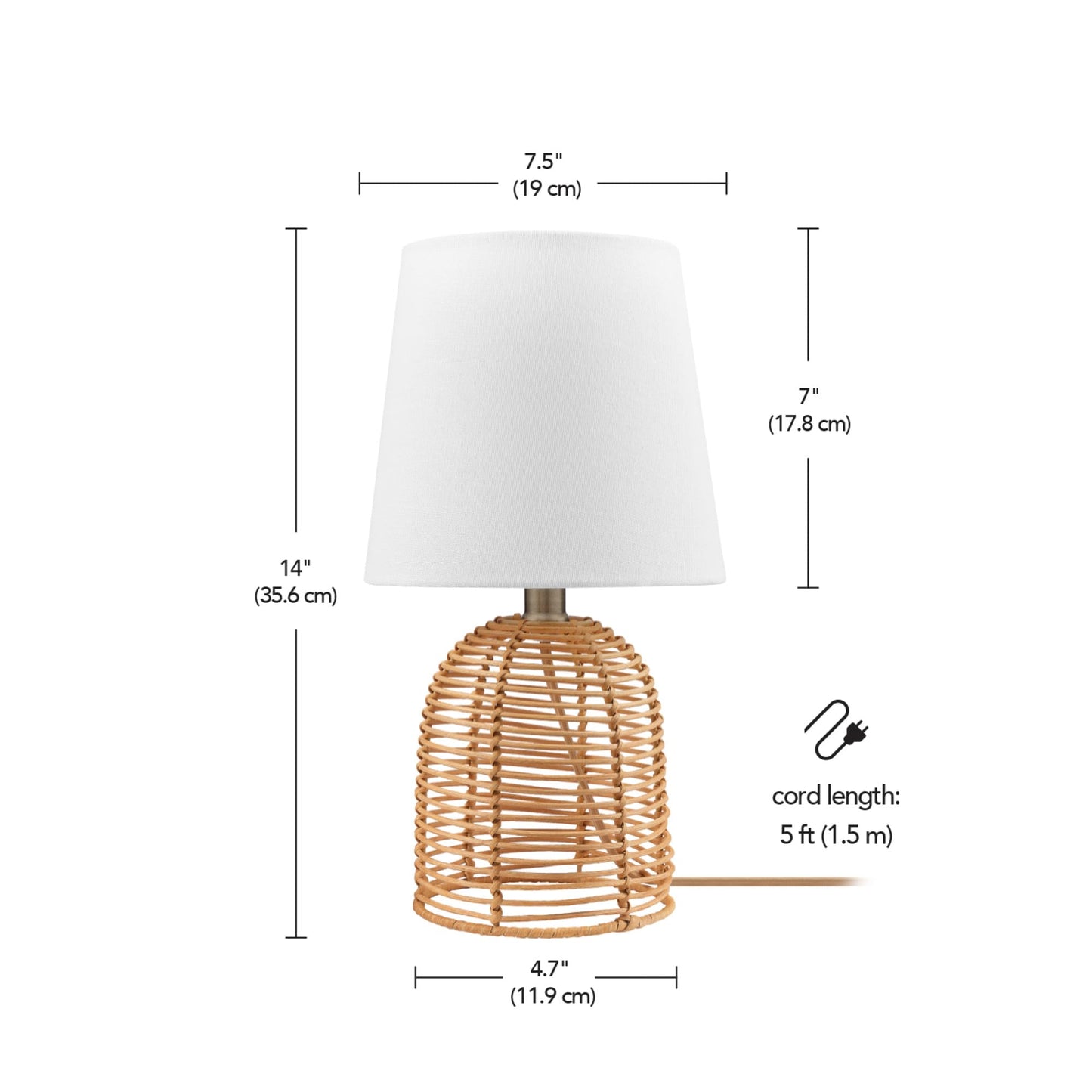 Maya 21 Inch Clear Glass Fillable Table Lamp