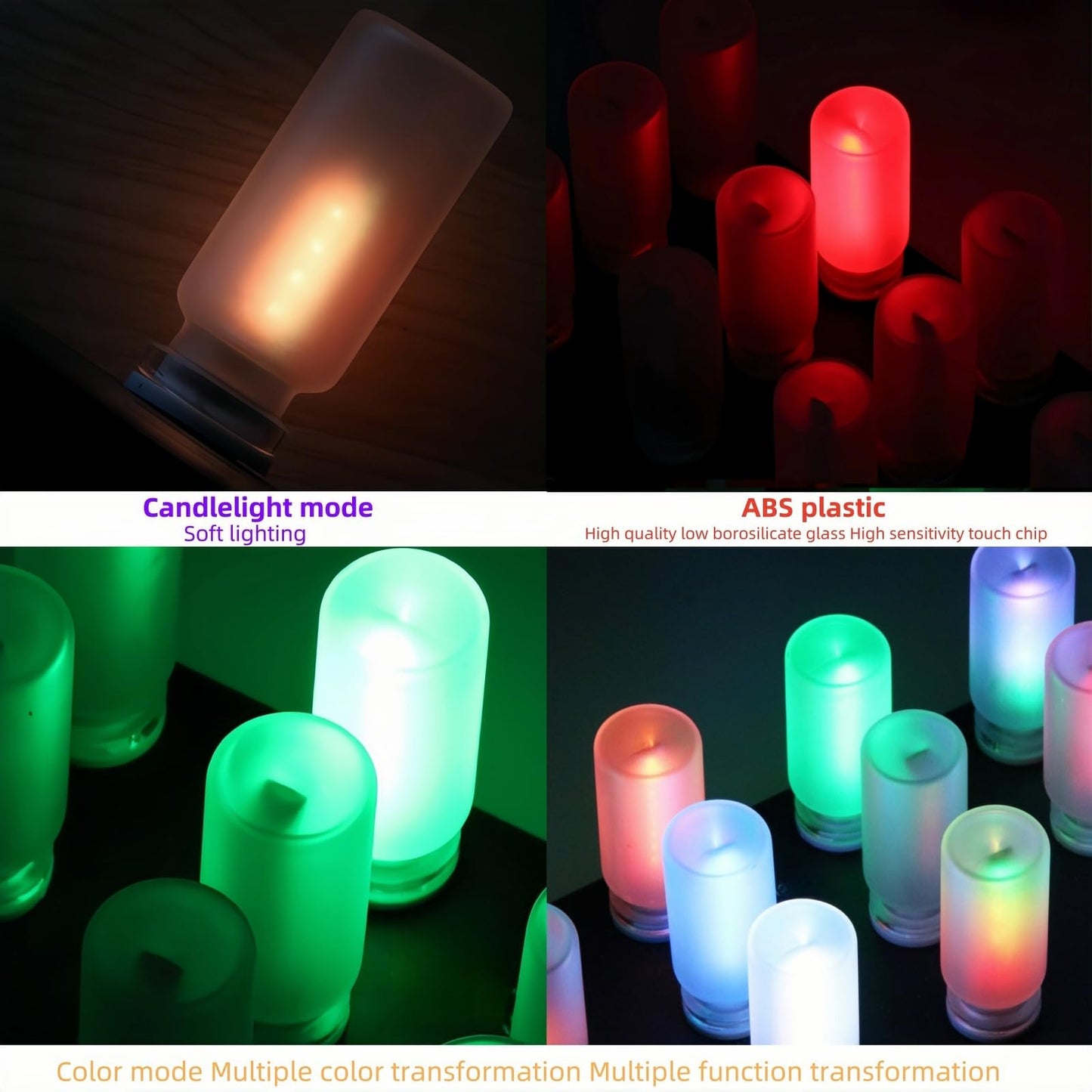 Retro Car Lamp Touch USB LED Night Light Ambient Decor Desk