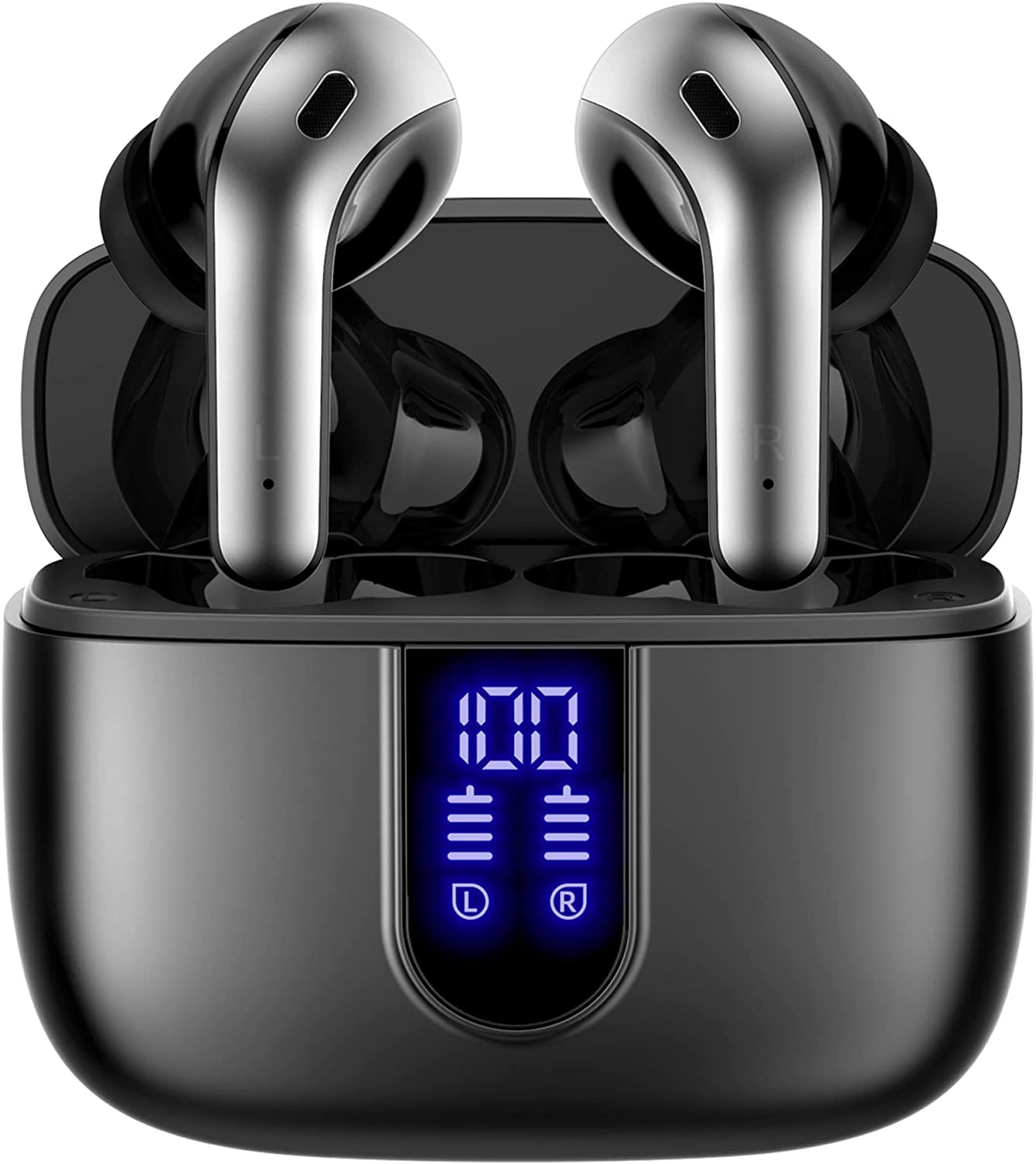 Tagry Bluetooth Earbuds True Wireless LED Power Display Case
